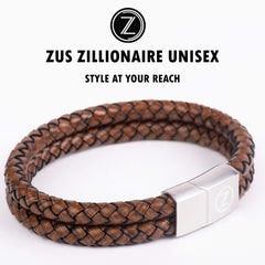 ZUS Double Vintage Brown Leather