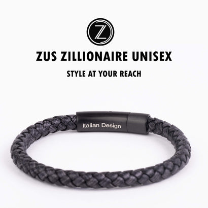 ZUS Single Vintage Black Leather