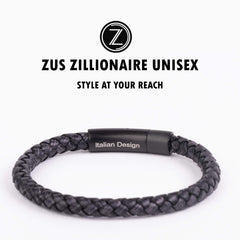 ZUS Single Vintage Black Leather