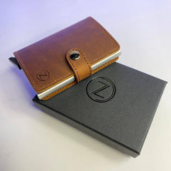 ZUS BROWN leather wallet