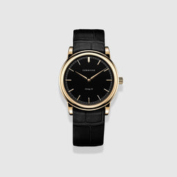 CORNICHE Heritage 36 Yellow Gold / Black Dial