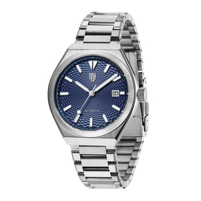 Successor 2- Stainless Steel/Midnight Blue Dial (Date) - Nine Four Watches